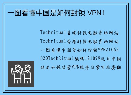 一图看懂中国是如何封锁 VPN！